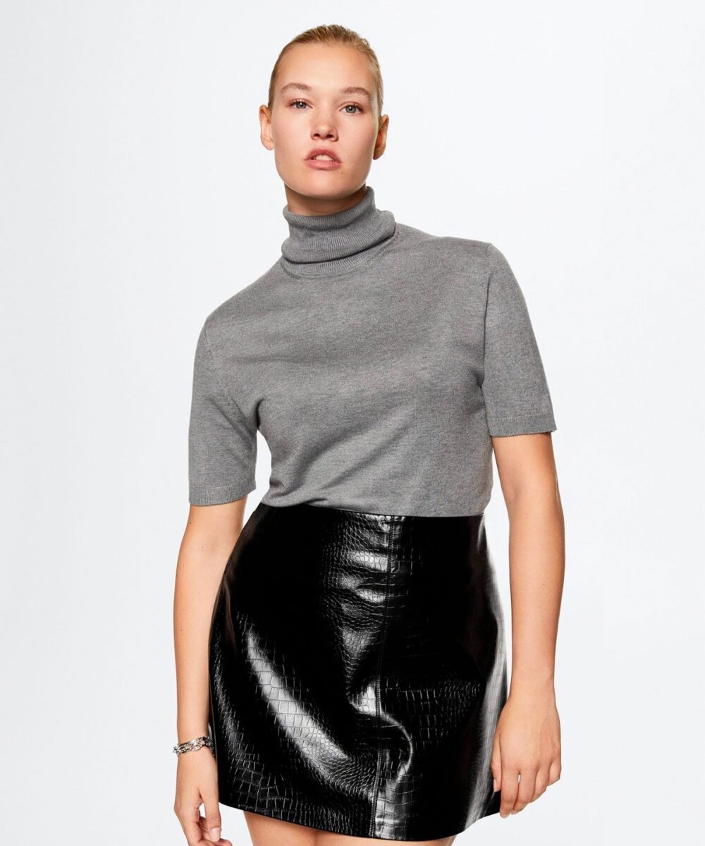 Crocodile effect skirt - Imagen 2