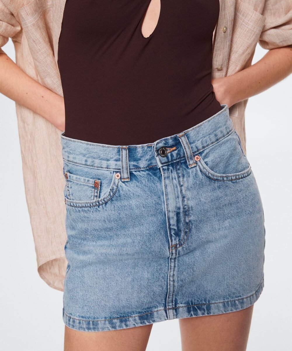 Denim miniskirt - Imagen 2