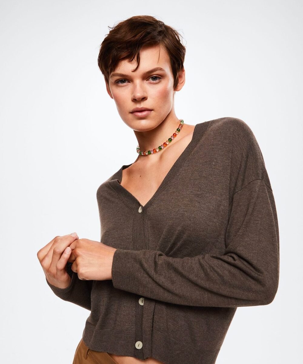 Fine-knit cardigan - Imagen 2