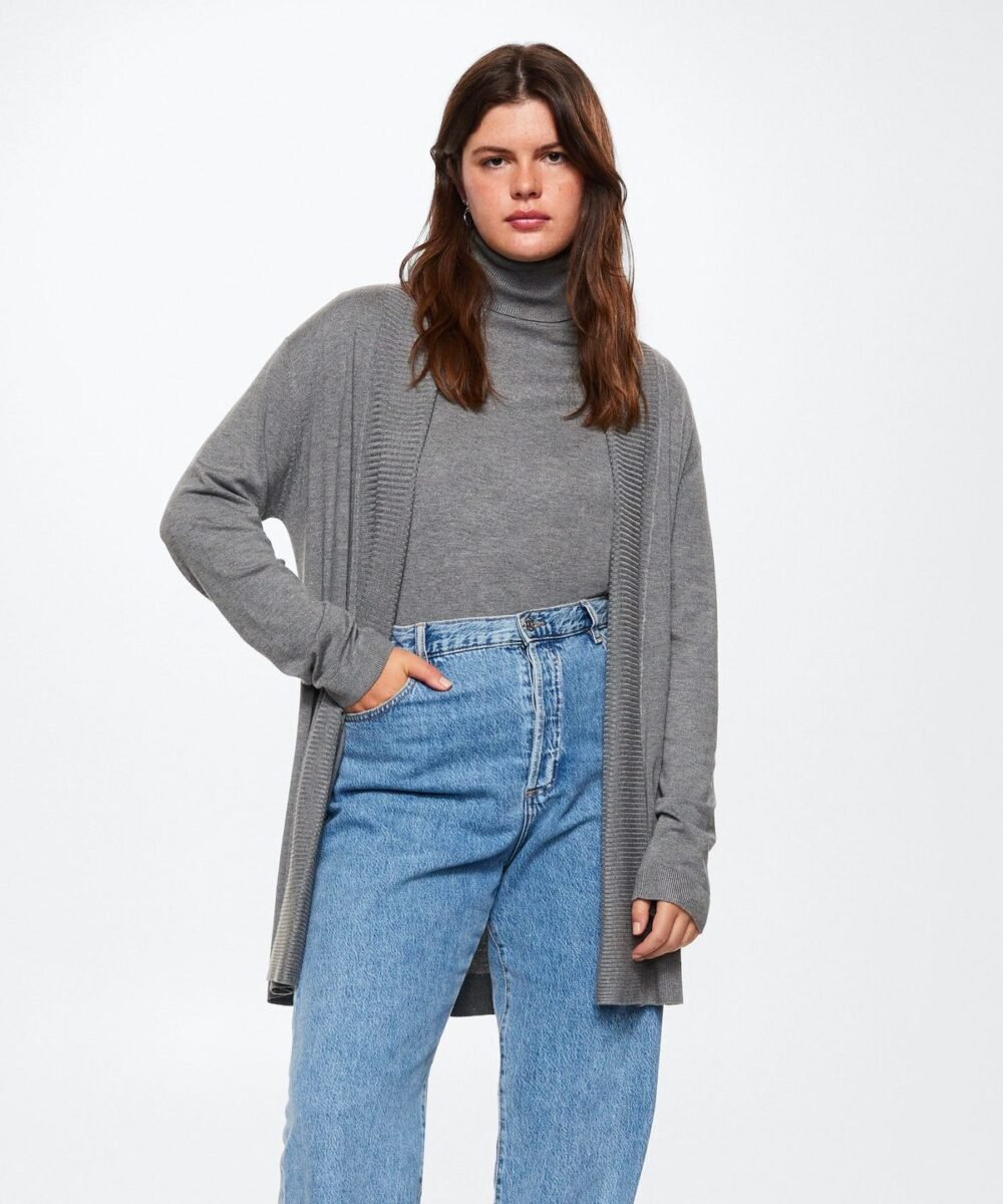Fine-knit cardigan - Imagen 2