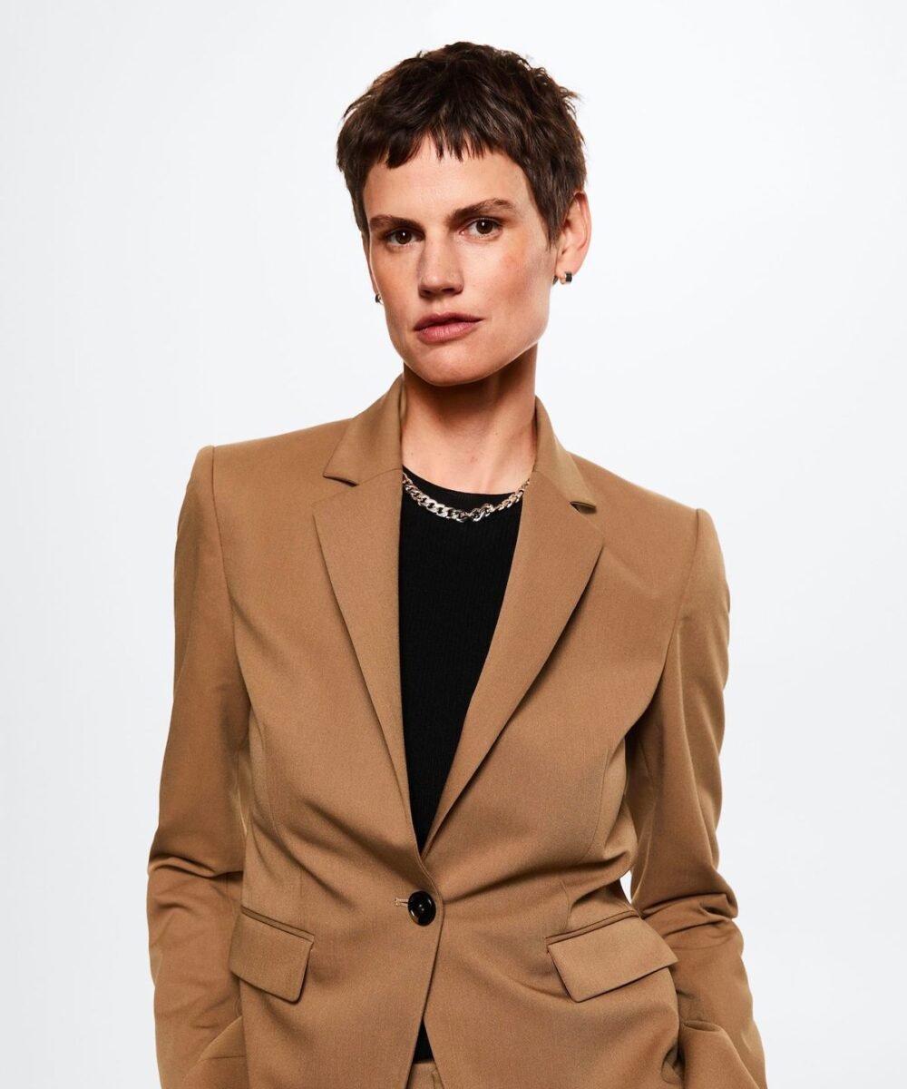 Fitted suit jacket - Imagen 2