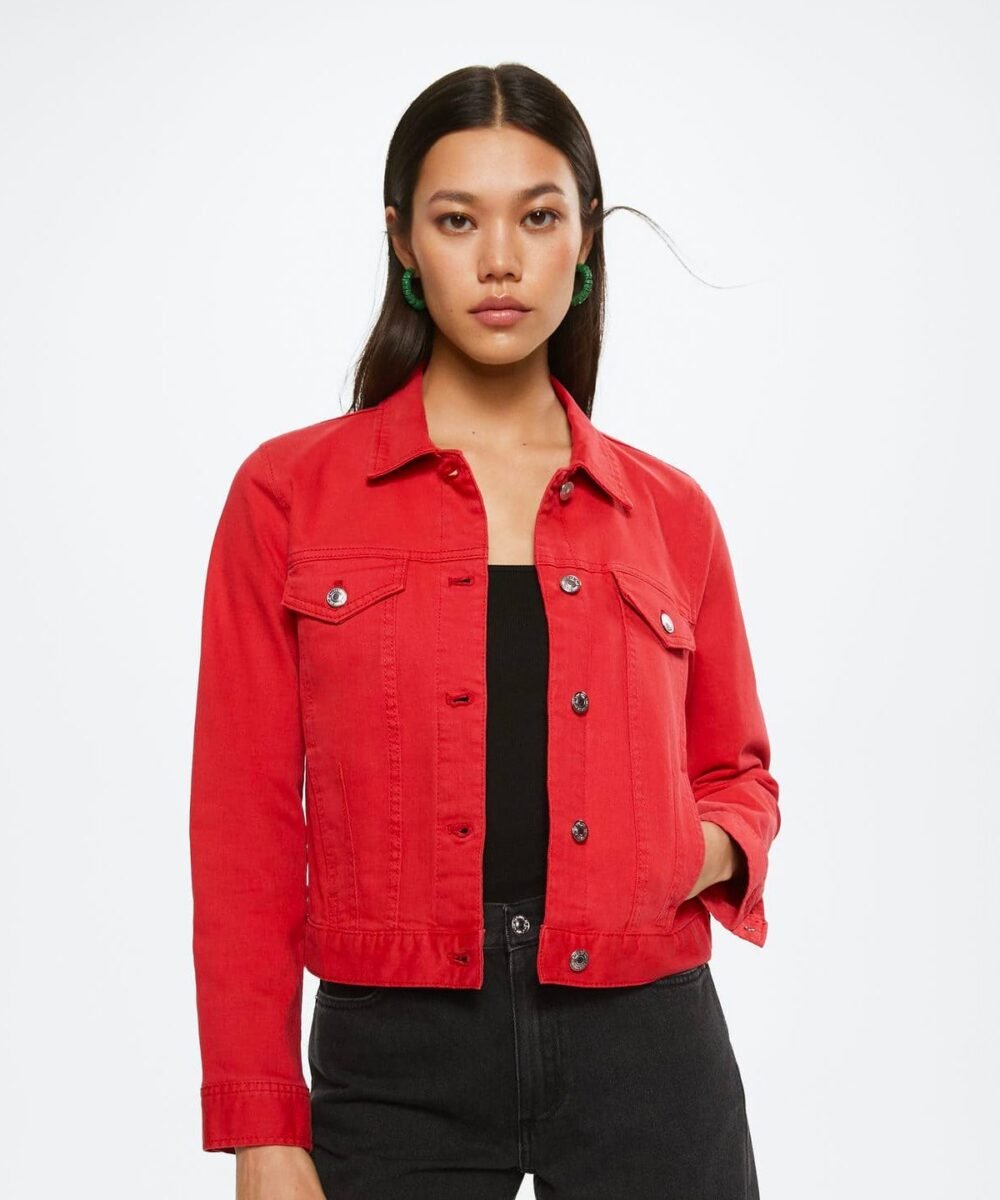Pocketed denim jacket - Imagen 2