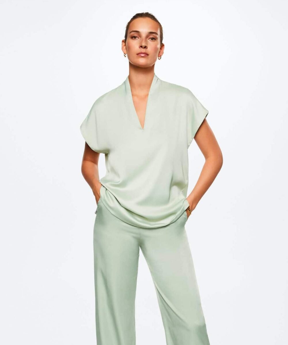 Satin blouse - Imagen 2