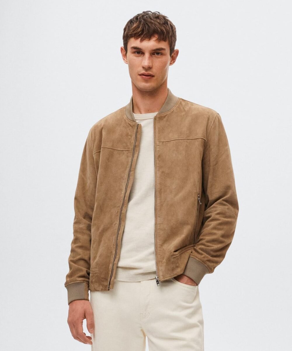 Suede bomber jacket - Imagen 2