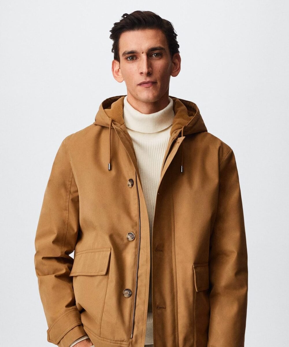 Water-repellent cotton jacket - Imagen 2